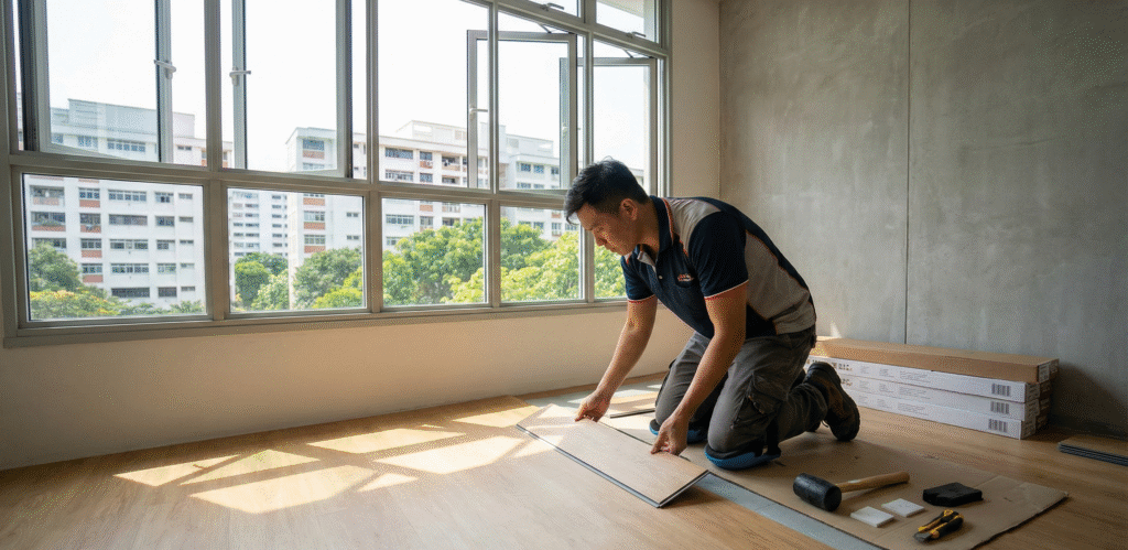 Vinyl Flooring in Singapore Smart Home Renovations