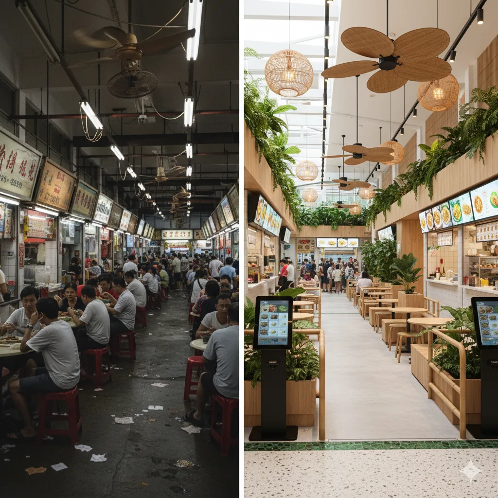 hawker centre renovation